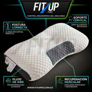 Almohada Cervicalm™ - Lujo Ergonómico para Alivio Terapéutico del Cuello