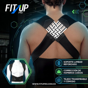 Corrector de Postura Premium Fit Up Pro™ - Diseño Ergonómico de Alta Compresión